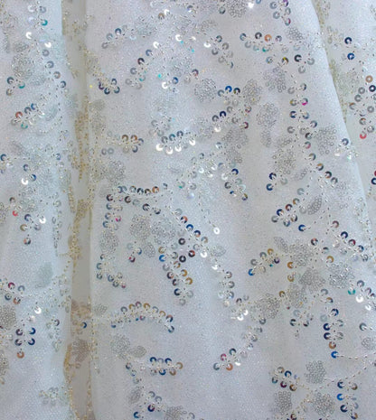 Luxury Beaded Ball Gown Wedding Dresses V-neck 67254-wedding dresses 2025 -Viniodress-Ivory-Custom Size-