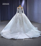 Luxury Beaded Dubai Wedding Gowns 222212-wedding dresses-Viniodress-Viniodress