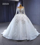 Luxury Beaded Dubai Wedding Gowns 222212