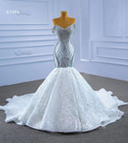 Luxury Beaded Lace Mermaid Wedding Dresses 2022