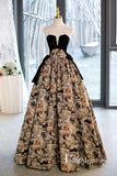 Off the Shoulder Kitty Print Satin Prom Dress FD3512-prom dresses-Viniodress-As Picture-Custom Size-A-Line-Viniodress