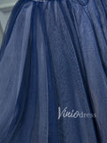 Off the Shoulder Navy Blue Homecoming Dresses SD1017-homecoming dresses-Viniodress-Viniodress