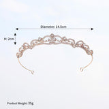 Royal-inspired Crystal Tiaras AC1082-Headpieces-Viniodress-Viniodress