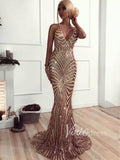 Sexy Sparkly Sequin Mermaid Long Prom Dresses FD1358-prom dresses-Viniodress-Viniodress