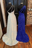 Sparkly Sequin Prom Dress One Shoulder Evening Dresses FD2968-prom dresses-Viniodress-Viniodress