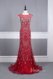 Vintage Beaded Prom Dress Sheath Pageant Fromal Dress FD2818