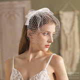 Vintage Birdcage Veil with Bow