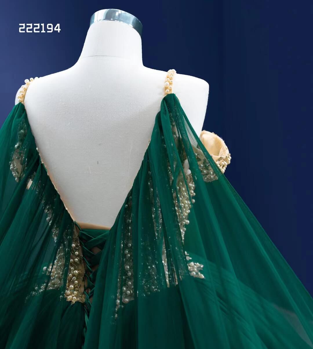 Vintage Gold Wedding Dress Cape Sleeve Cinderella Ball Gown 222194-Quinceanera Dresses 2025 -Viniodress-Gold-Custom Size-