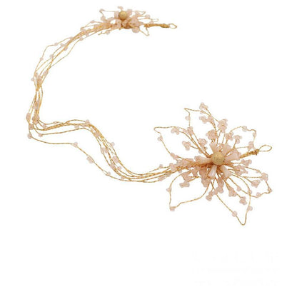 Vintage Light Gold Wedding Headband AC1216-Headpieces 2025 -Viniodress-Gold-