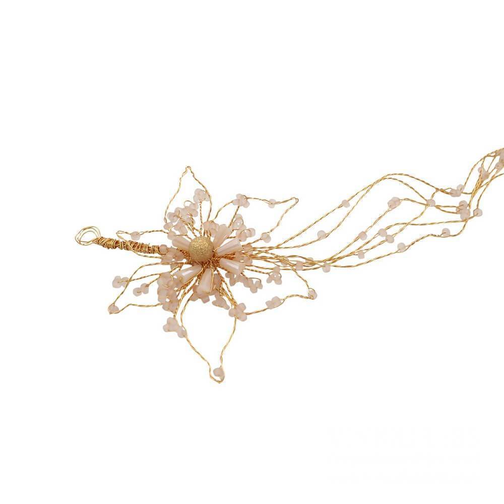 Vintage Light Gold Wedding Headband AC1216-Headpieces 2025 -Viniodress-Gold-