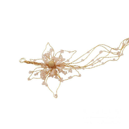 Vintage Light Gold Wedding Headband AC1216-Headpieces 2025 -Viniodress-Gold-
